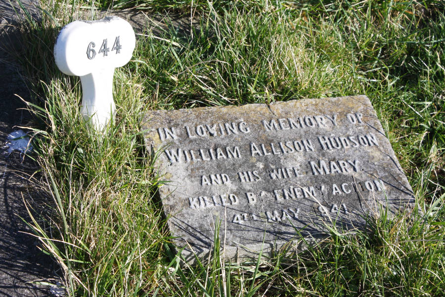 Hudson Civilian dead in the ‘Barrow Blitz’