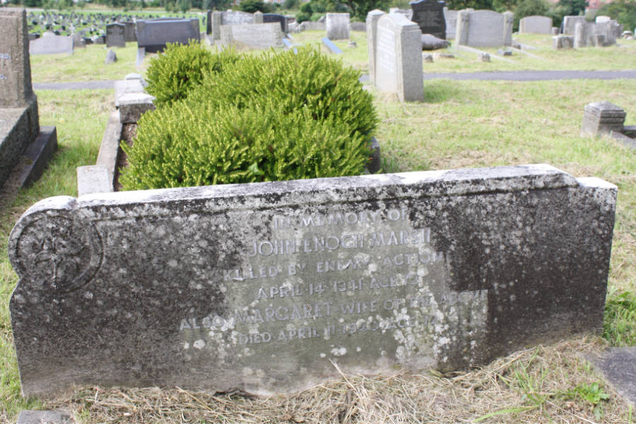 Marsh Civilian dead in the ‘Barrow Blitz’