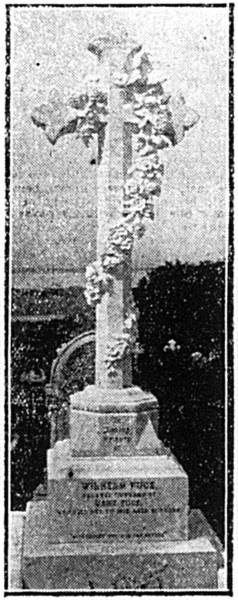Wilhelm Fuge monument 2 Aug 1913