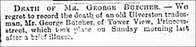 Butcher 17 April 1886 Barrow News