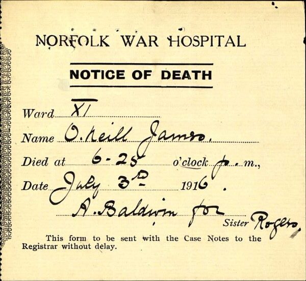 J O Neill Death Cert 600
