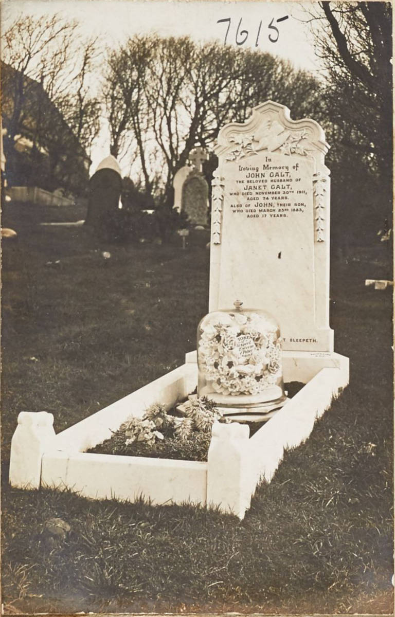 7615 John Galt and son John gravestone nc