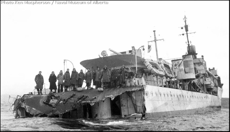 HMCS Saguenay Canadian Sailors barrow cemetery