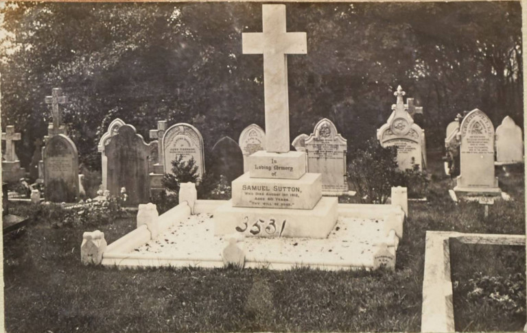 nc 3531 Gravestone - Samuel Sutton