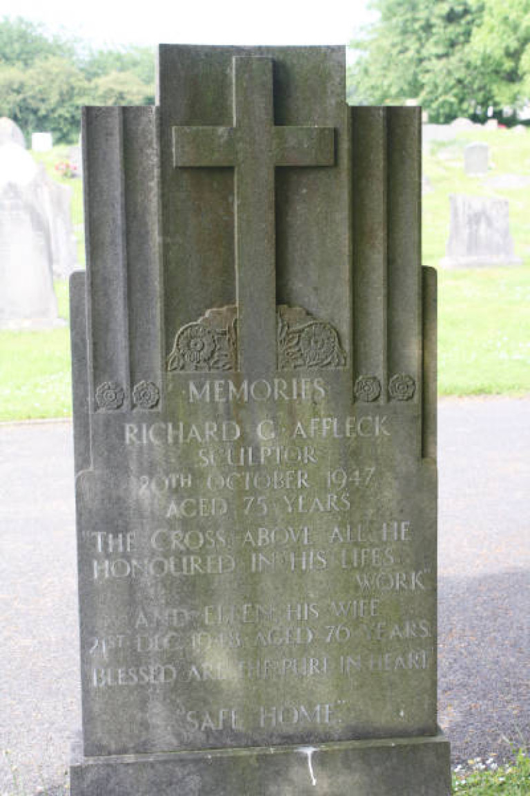 Richard Affleck ulverston cemetery