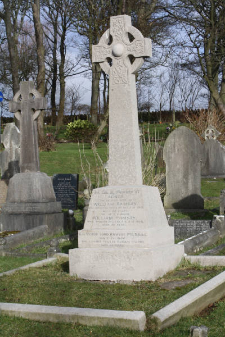 Ramsay Victor Lord family grave barrow cemetery 2