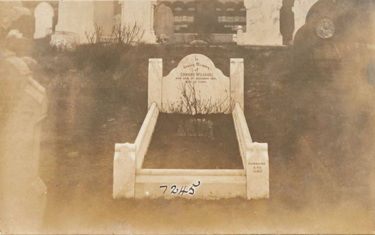 7245 Gravestones Mr Edward Wilcock nc