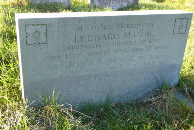 Leonard Mason walney cemetery
