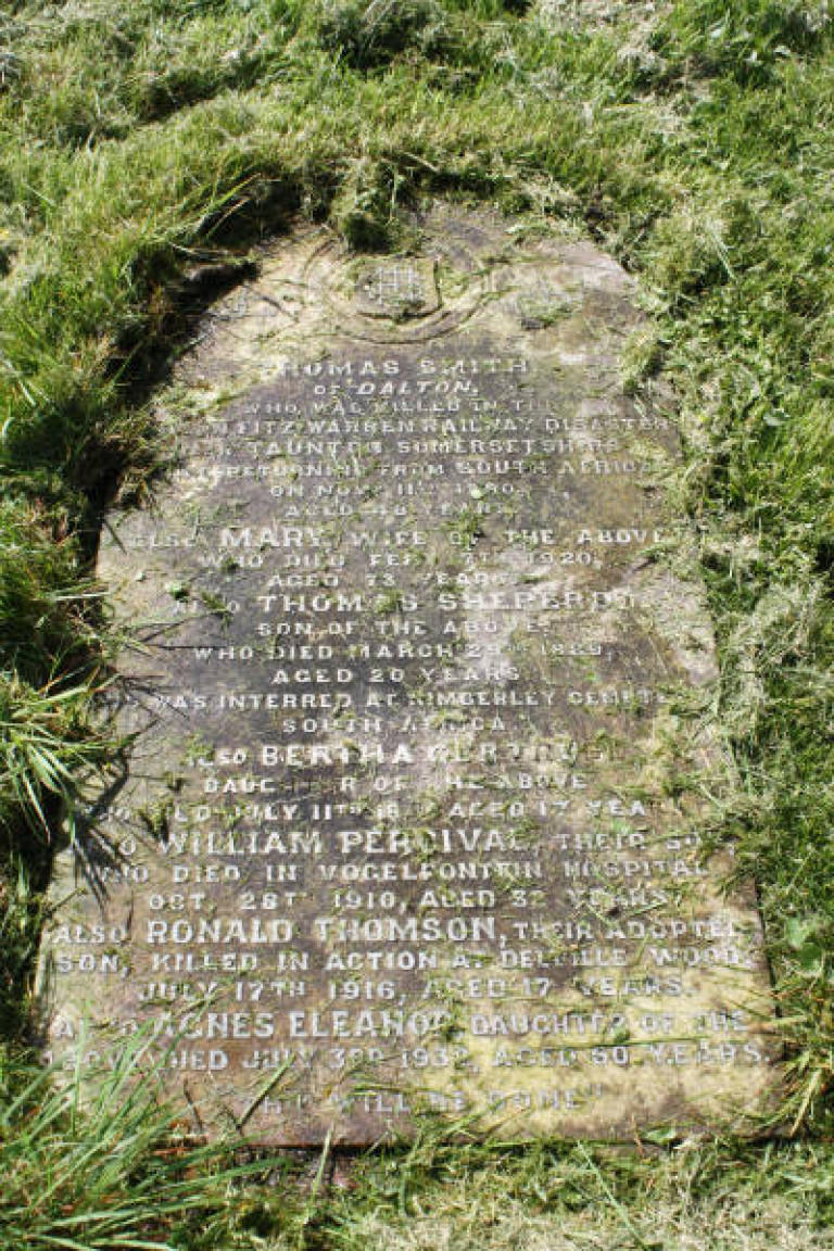 Thomas Smith Norton Fitzwarren Dalton Cemetery