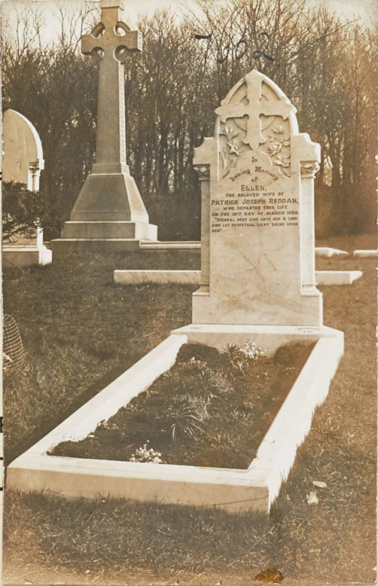 7602 Ellen Reddan gravestone nc