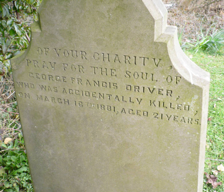 Driver george francis barrow accidentally killed 1881