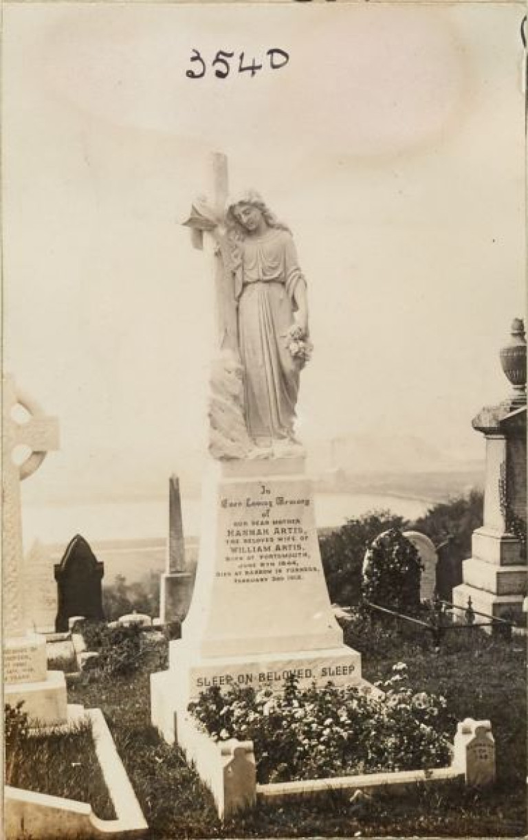 3540 Gravestone of Hannah Artis 600