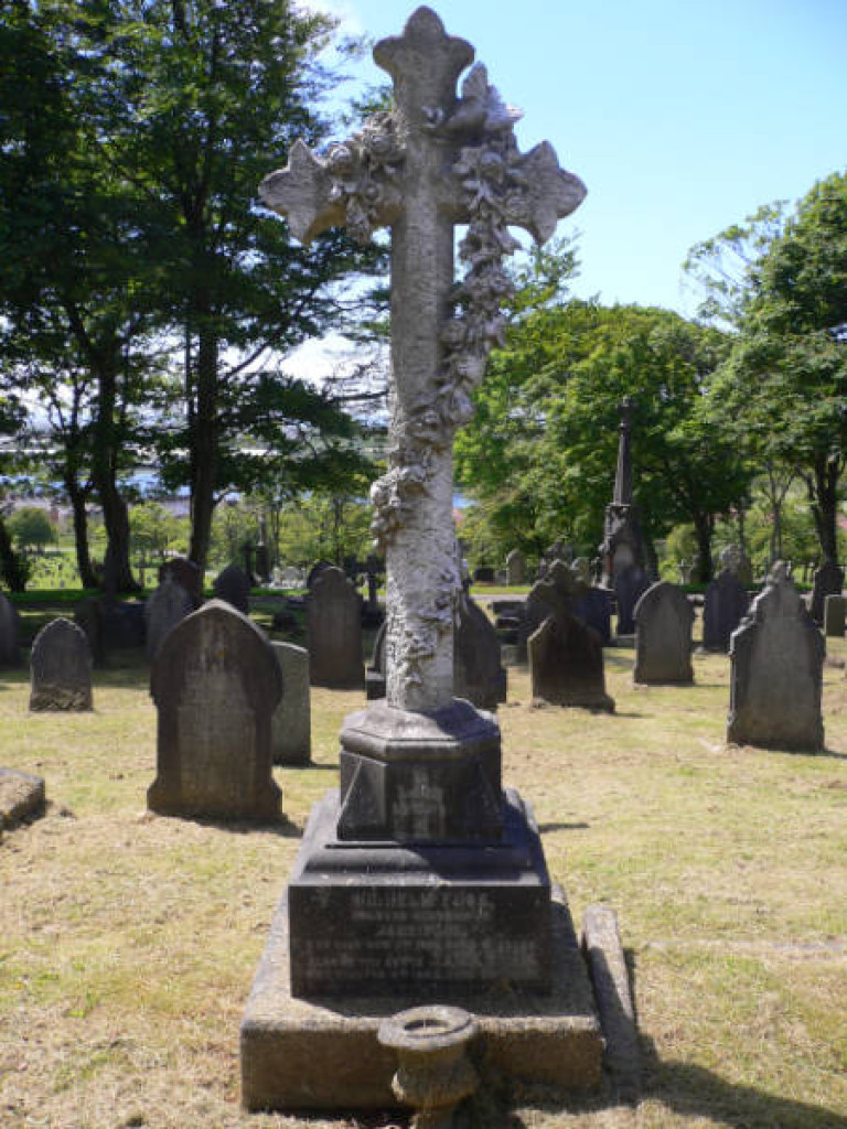 Wilhelm Fuge monument Barrow Cemetery